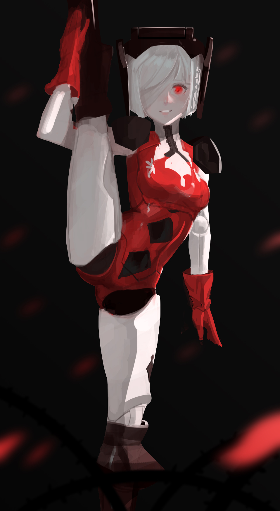 【1字平衡挑战】机娘一字马第二弹