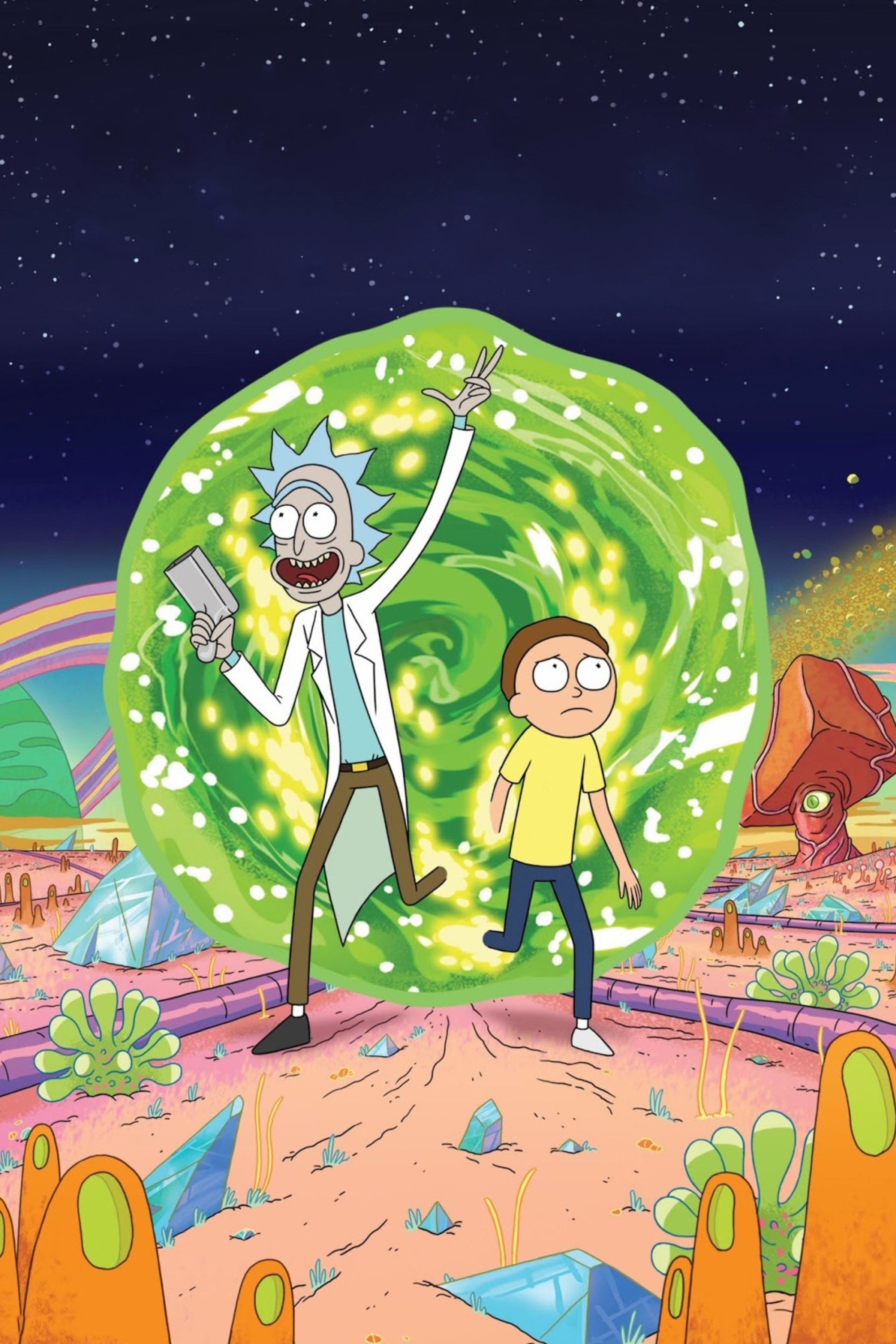 4k壁纸瑞克和莫蒂