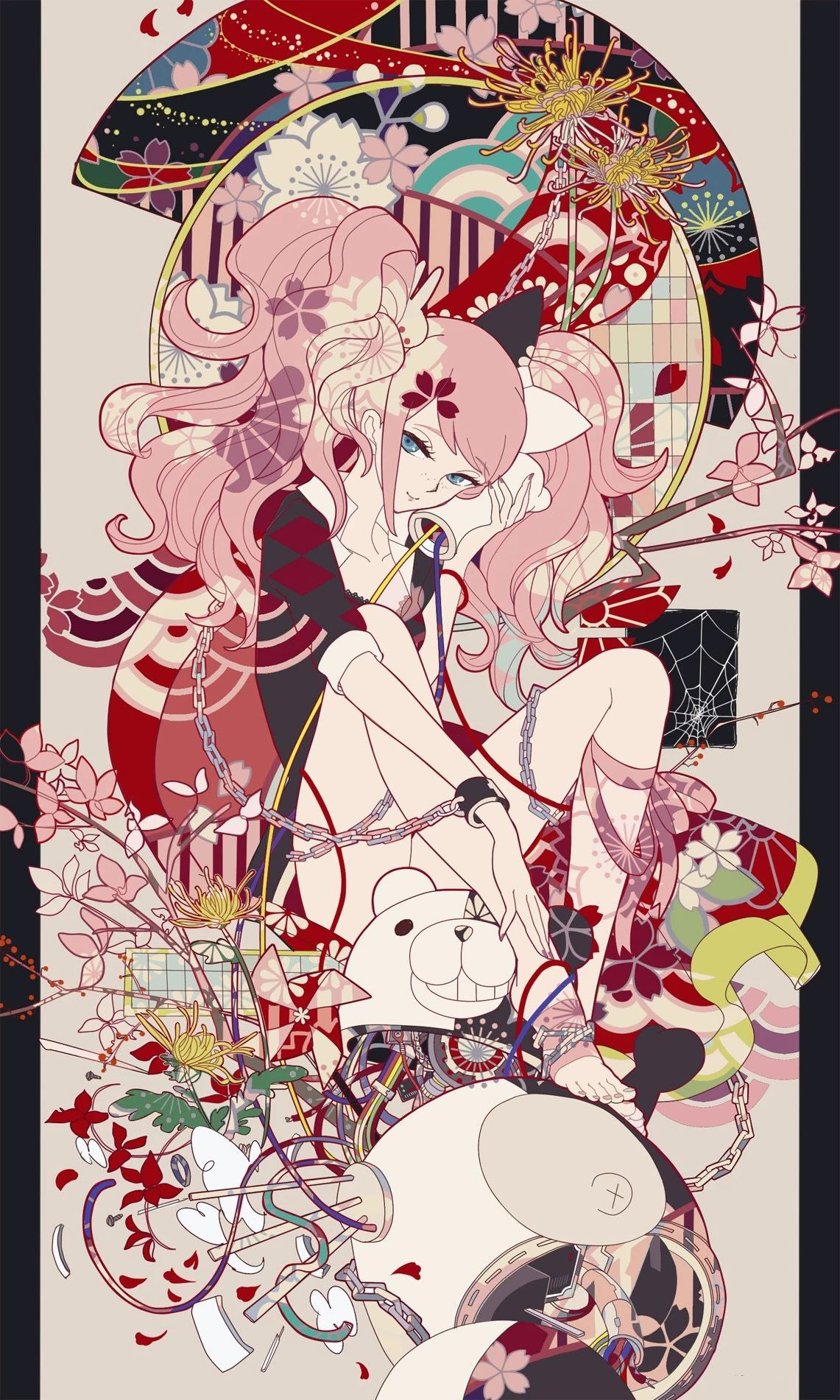 多图预警超细腻的日系二次元和风插画作品值得收藏的精美插画