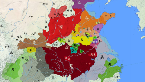 【史图馆】先秦列国地图(新版)