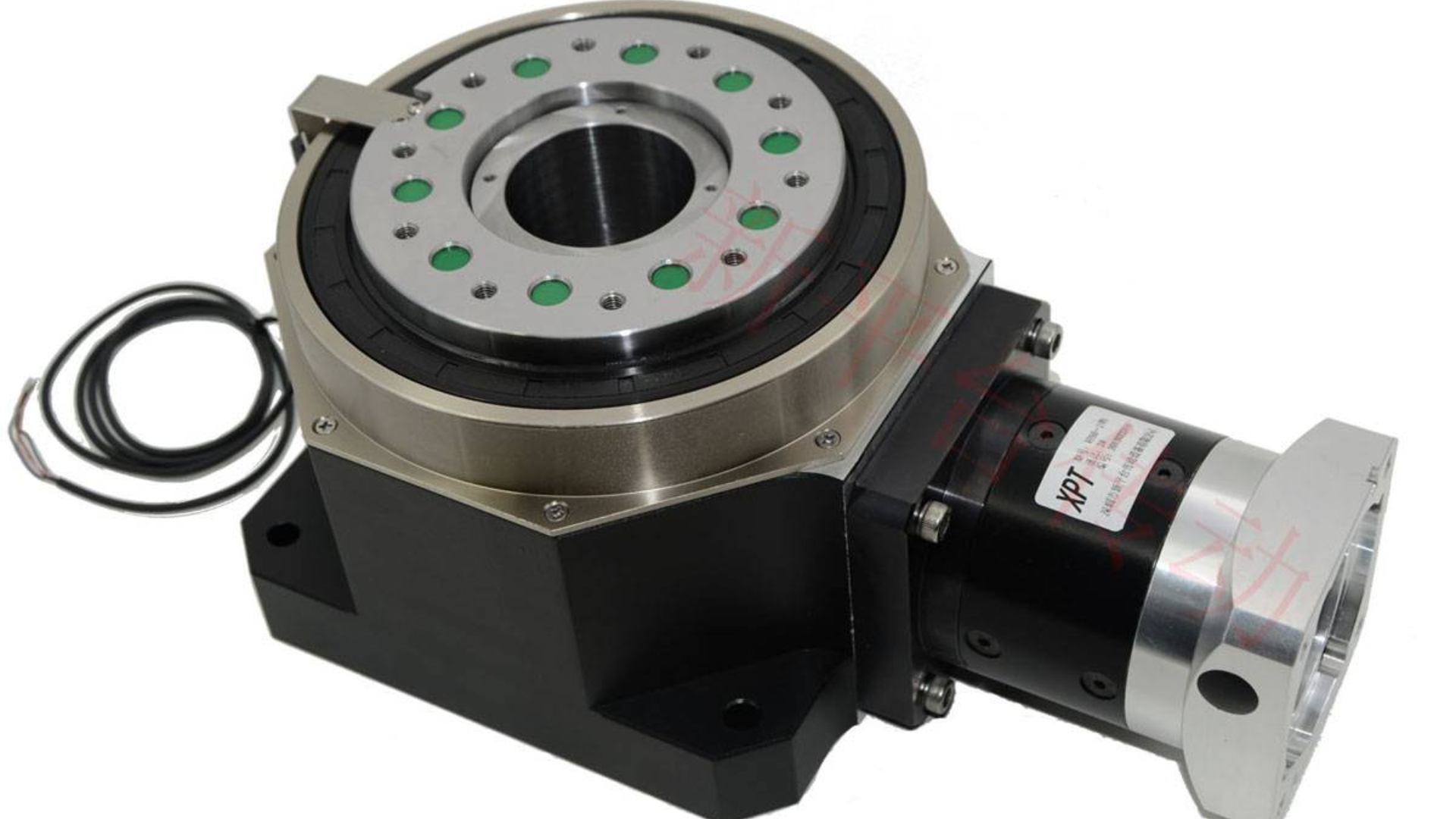 haoxpt新平台传动 中空旋转平台 直角减速机 机器人减速机 数控分度盘