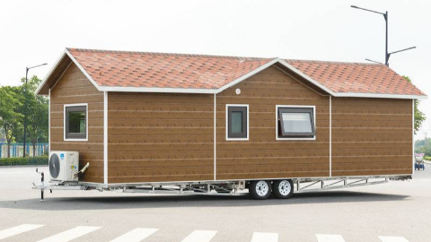 环球商务房车网,营地房车,拖挂式营地房车,小木屋11.5米下