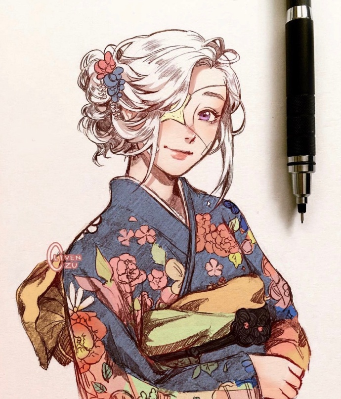 元气少女插画师clivenzu67676767