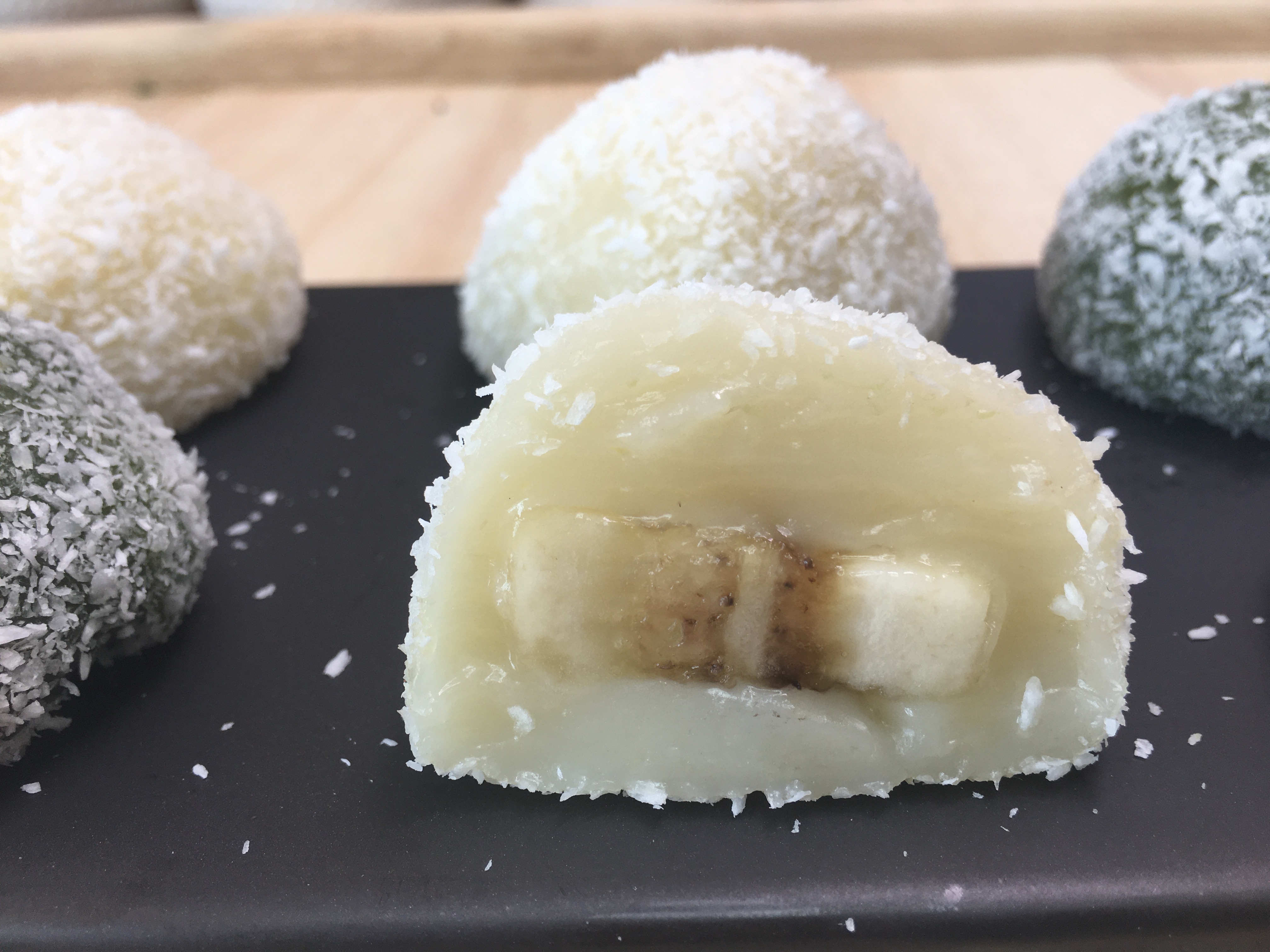 超级好吃的水果糯米糍香甜弹牙果香浓郁简单方便的零基础甜品