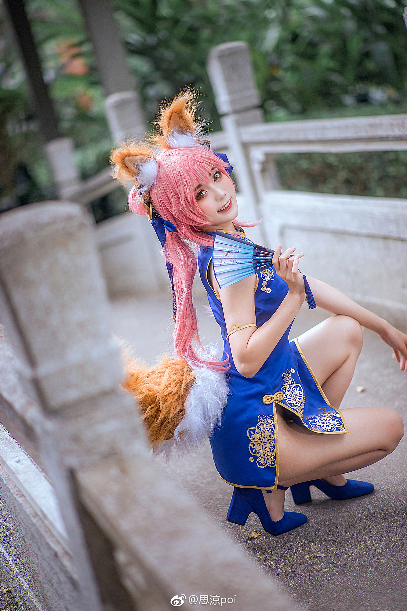 cos玉藻前旗袍野外一日游avi