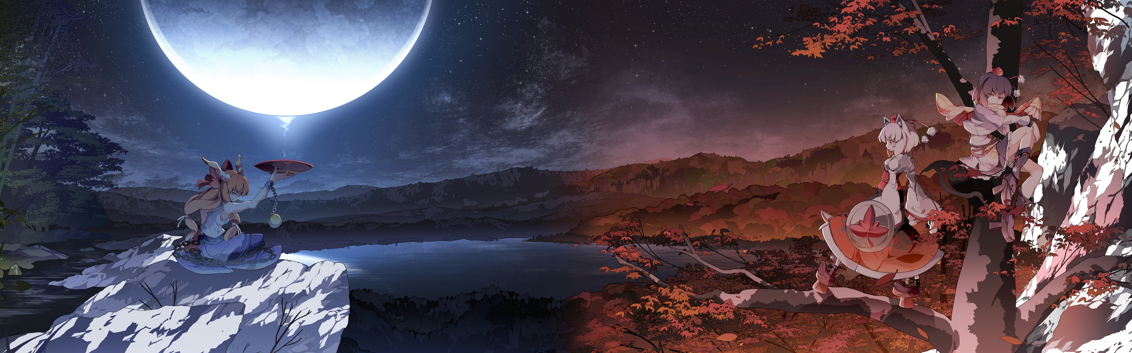 3840x1080双屏壁纸给一些双屏的同学