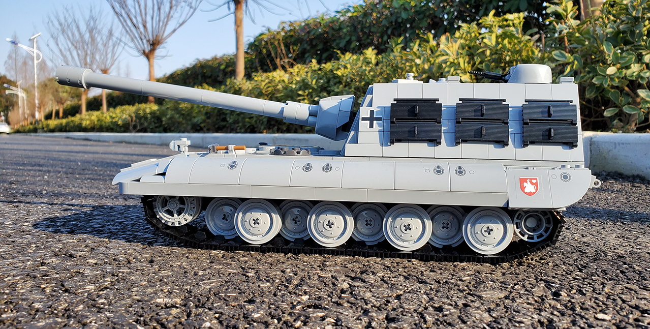 500元的选择cobi积木坦克世界系列e100坦克歼击车评测