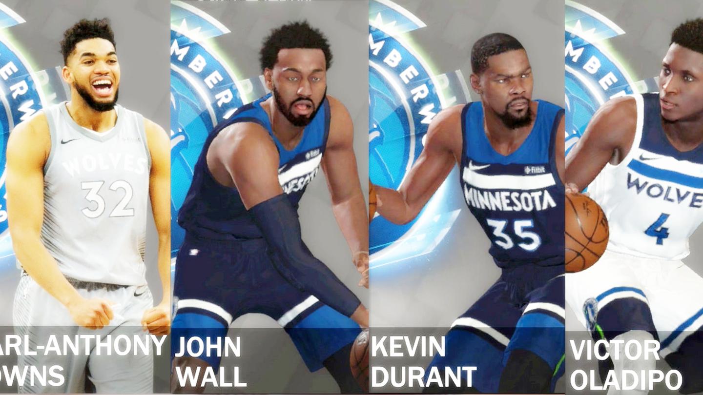 nba2k19森林狼交易沃爾! 聯手唐斯杜蘭特奪冠!