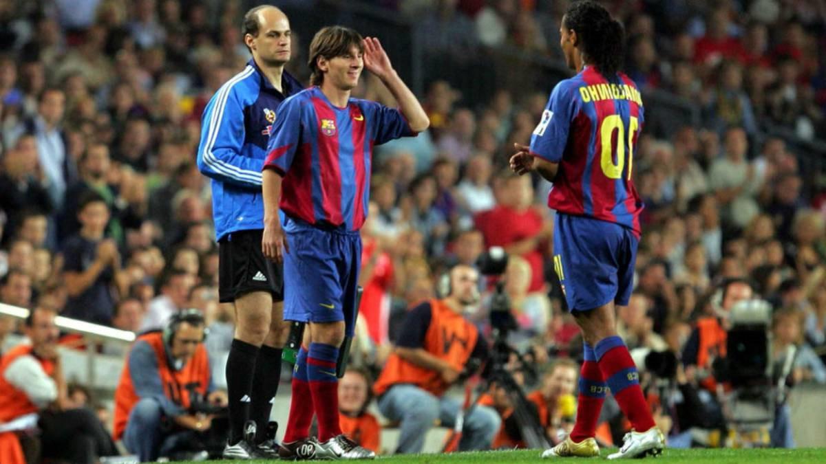 看到一个球星你会先想到他的哪个进球? 梅西与小罗了解一下