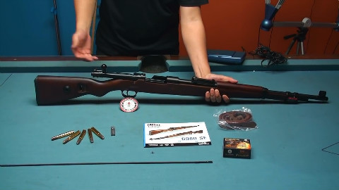 【airsoft】g&g g980 (实木98k)气动抛壳玩具枪