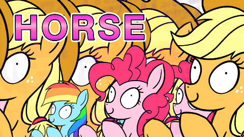 cartoon horse clip clop clap real deal winner