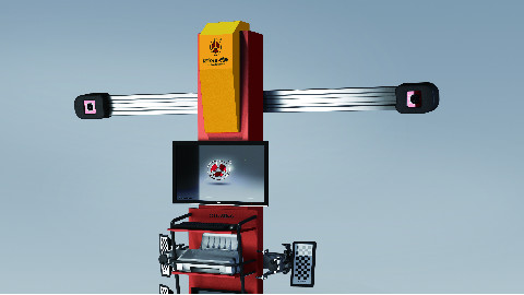 战斧3d四轮定位仪-什么是前束角(高清)