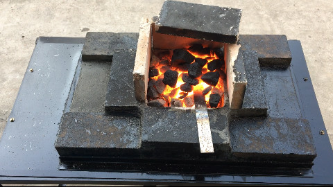 diy制作焦炭锻造炉