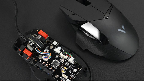 简化版vt900雷柏vt300游戏鼠标拆解视频