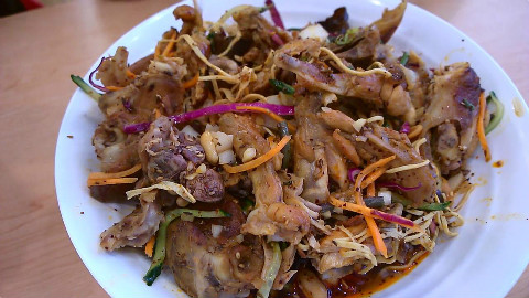 天生吃货之沈阳人最爱的拌鸡架【1461】