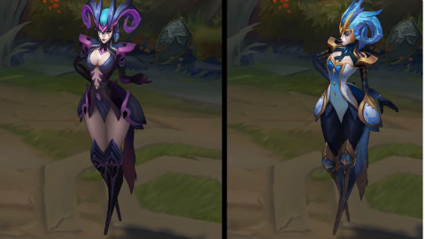 【英雄联盟】青钢影新皮肤炫彩 这大白腿怎么回事?