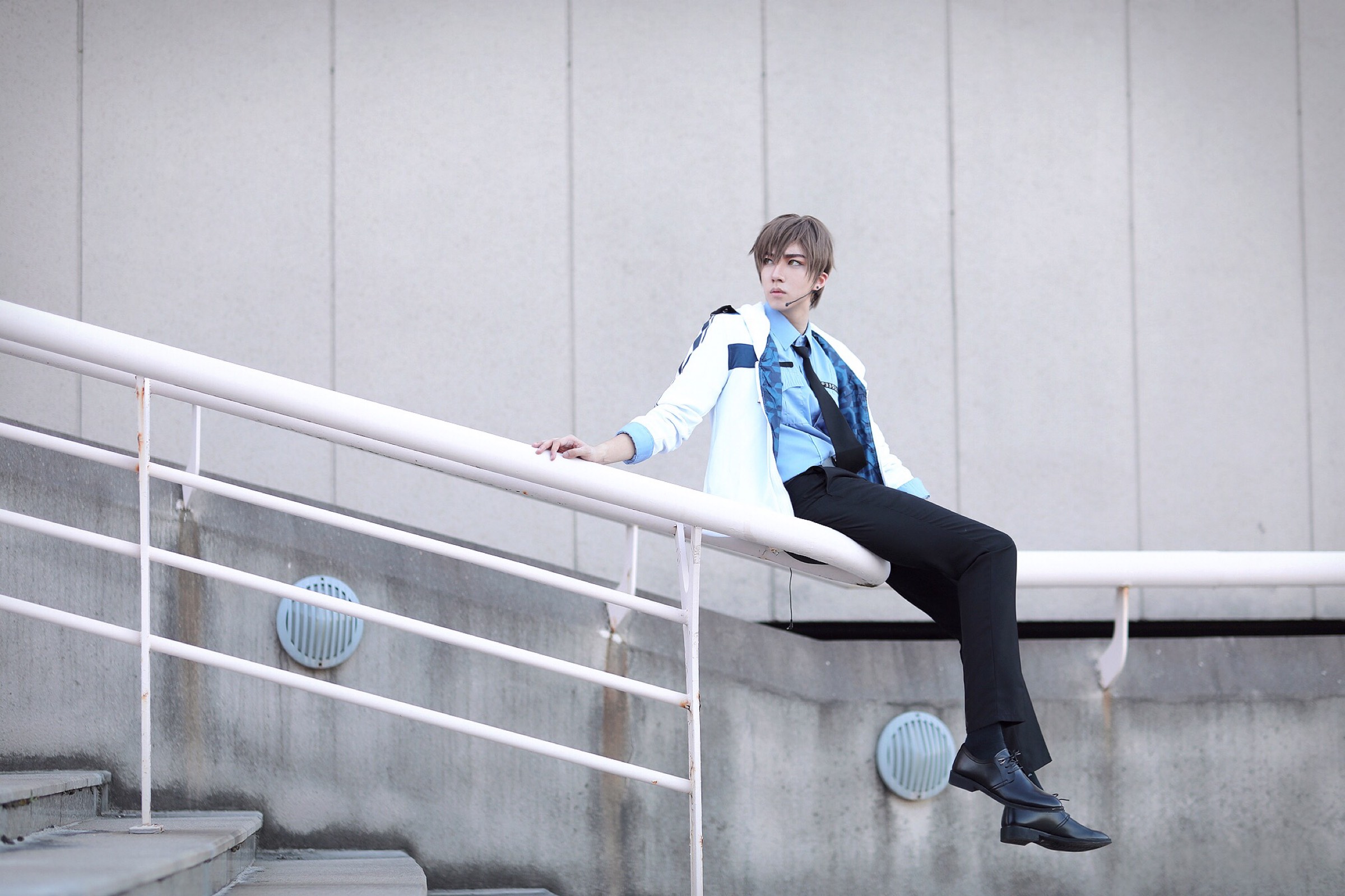 【cos召集令男】恋与制作人 白起 cos cn大海