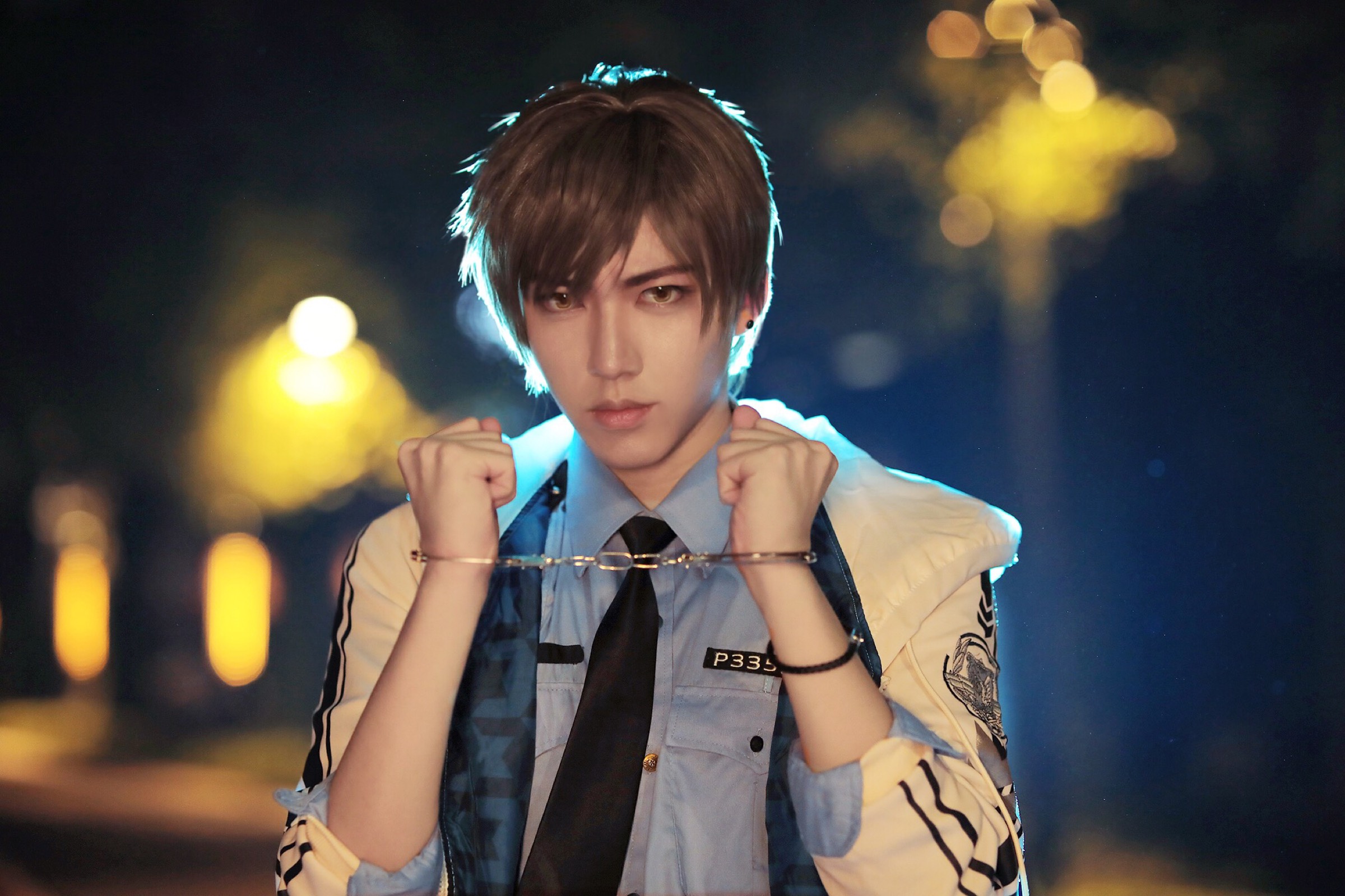 【cos召集令男】恋与制作人 白起 cos cn大海