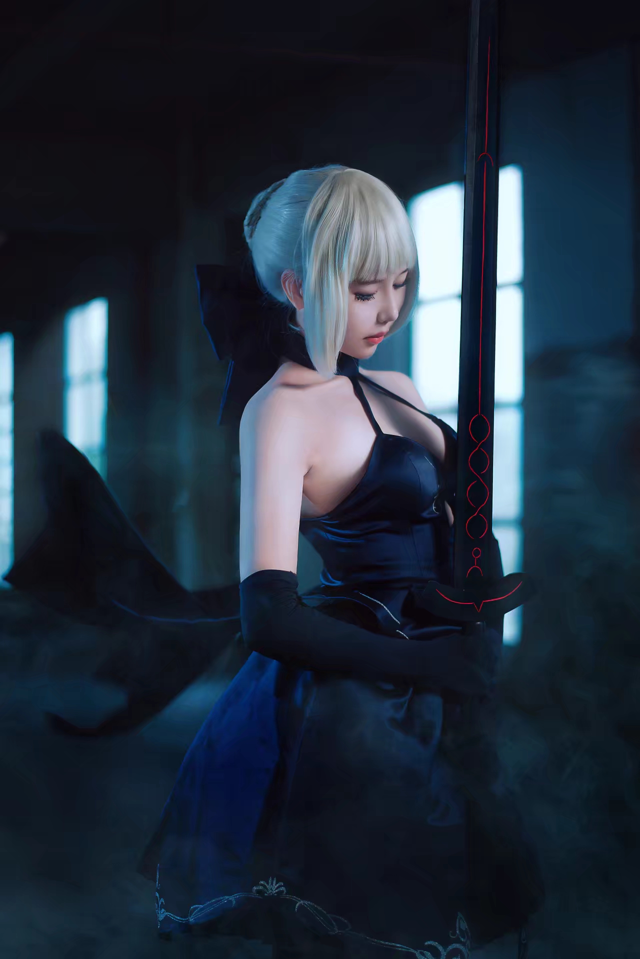 【cos召集令女】cn雨季 fate黑呆礼服