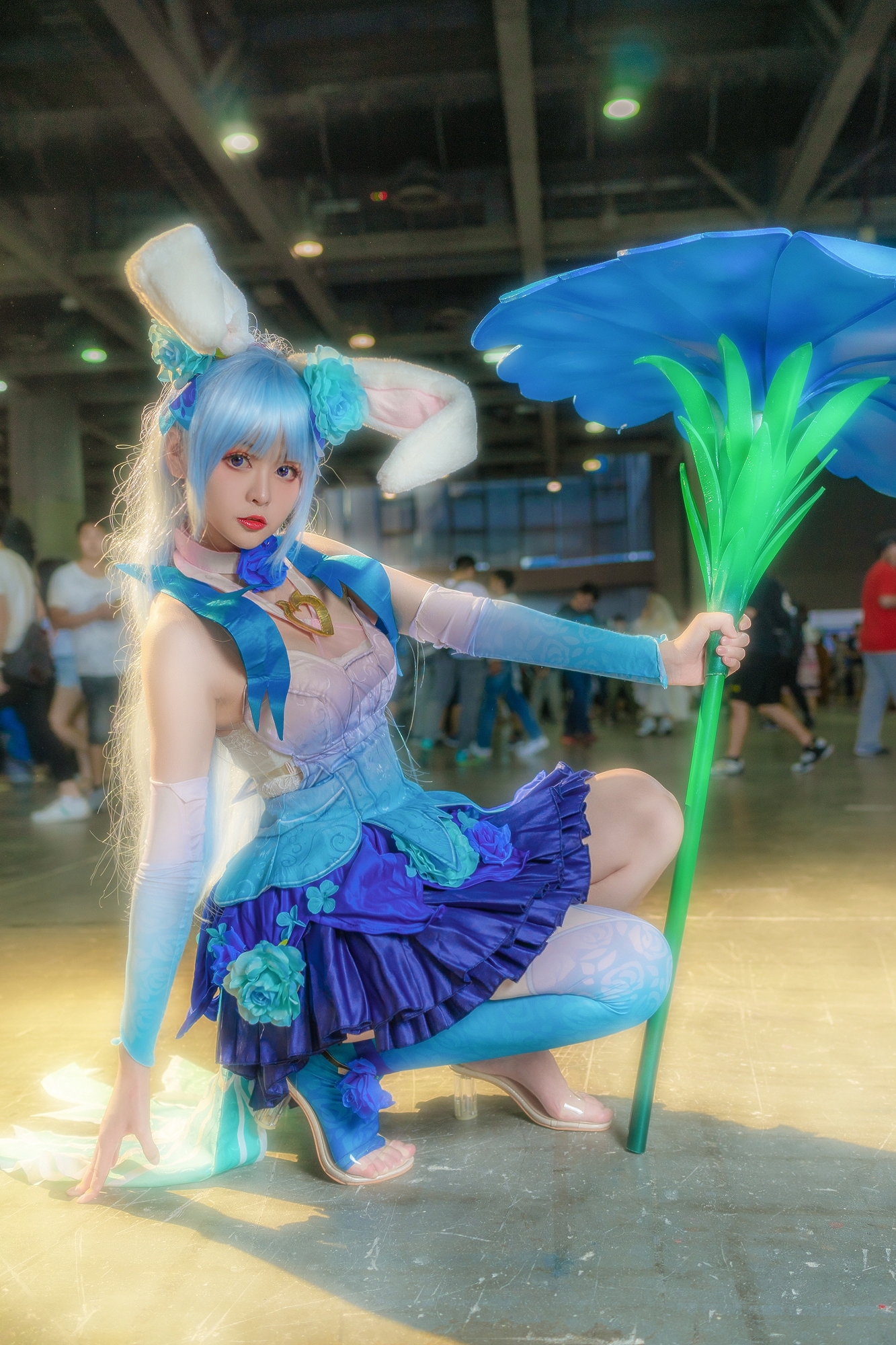 cos召集令女再多喜欢阿离一点可以吗王者荣耀公孙离cos花间舞cos漫展