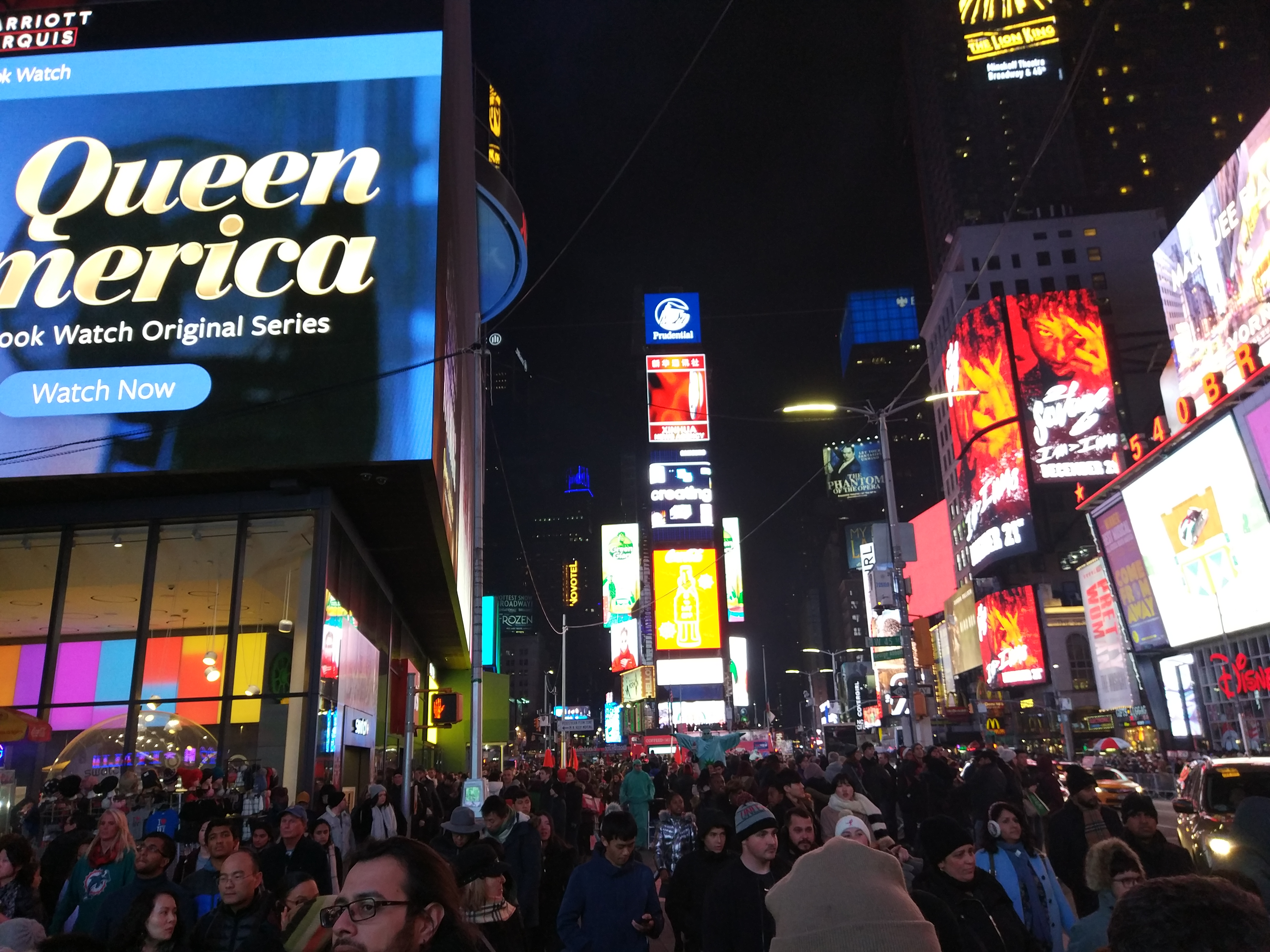 【圣诞节】纽约曼哈顿第五大道夜景