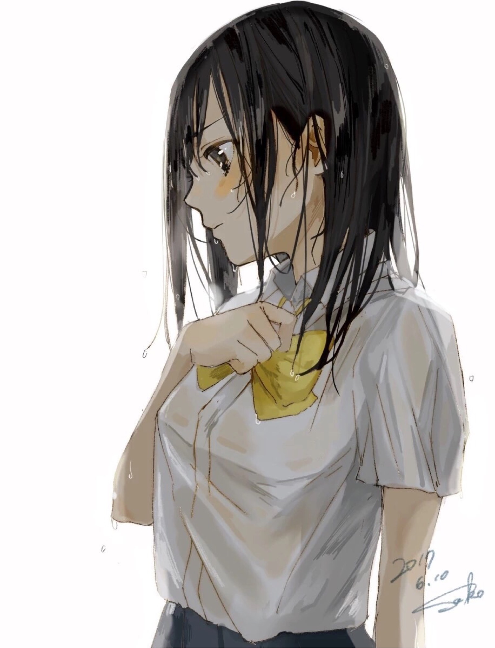 【锁屏壁纸】湿发少女系图赏part.33