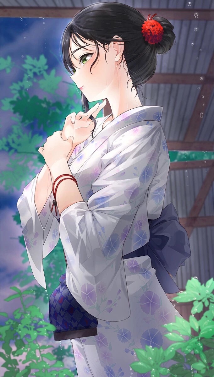 锁屏壁纸盛夏之夜浴衣少女part80