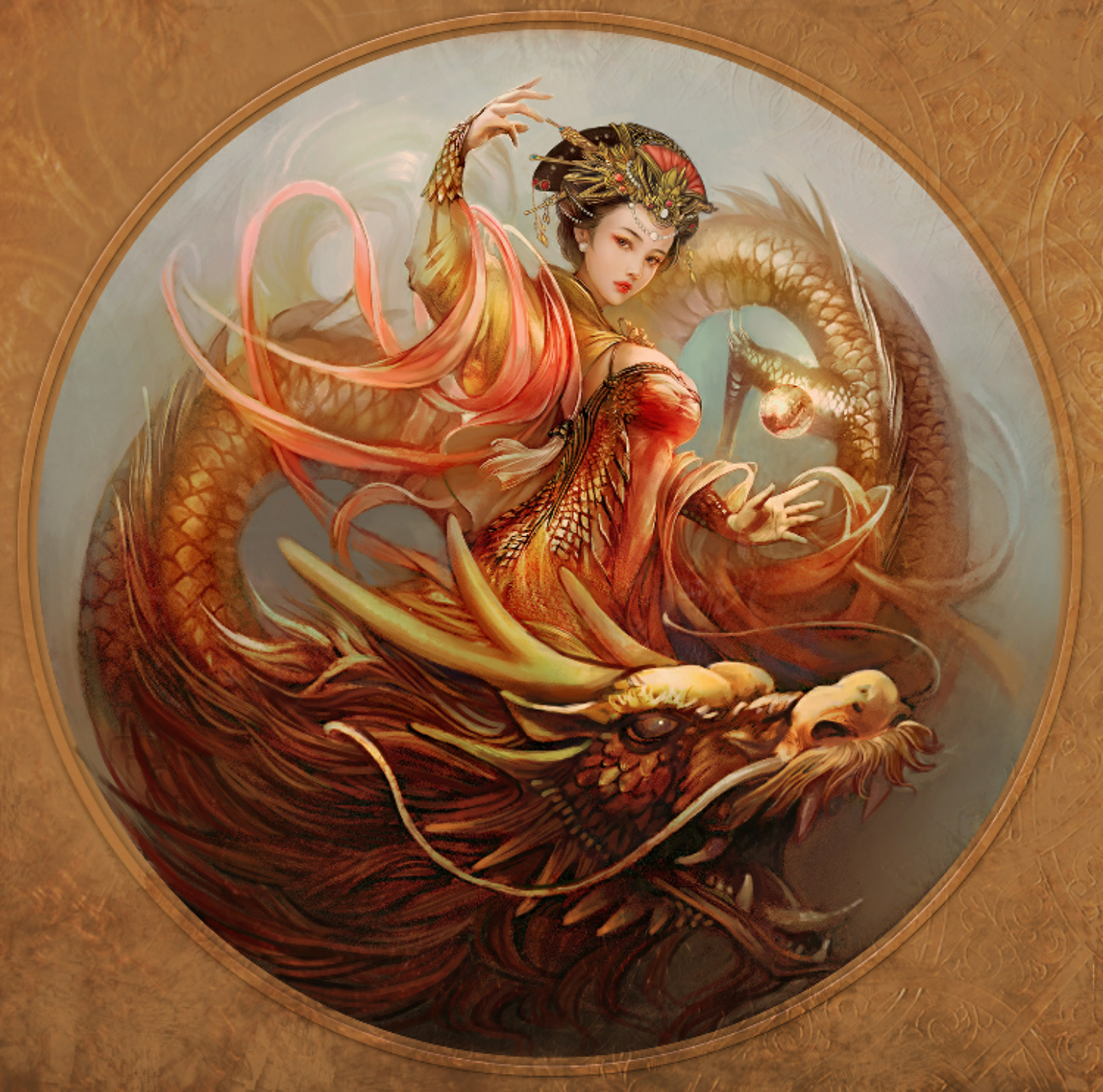 插画师大葱君作品集清爽秀美神韵犹如天使大神级古风画师