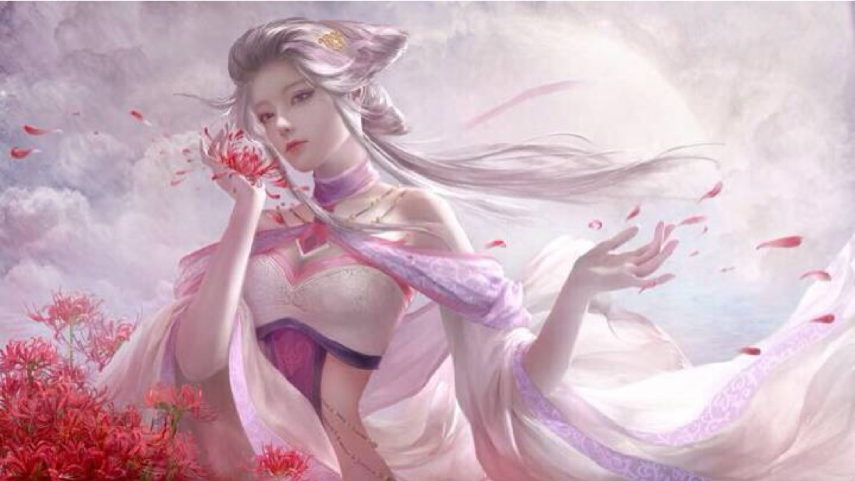 插画师大葱君作品集清爽秀美神韵犹如天使大神级古风画师