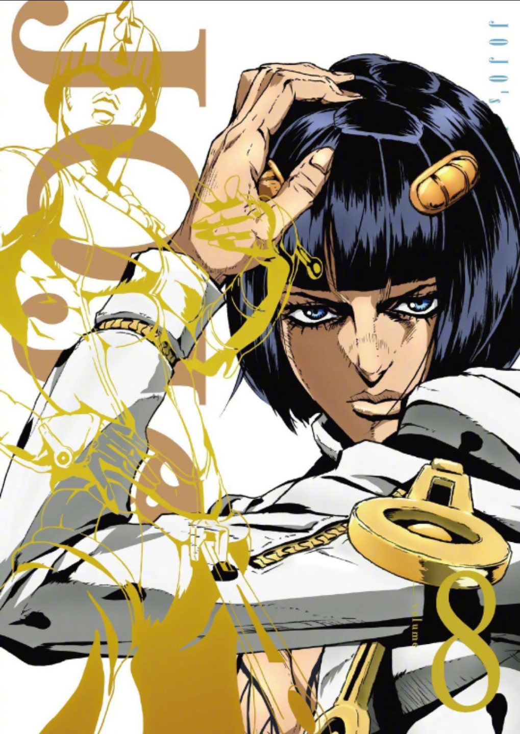 jojo的奇妙冒险黄金之风bddvd初回版各卷封面676767