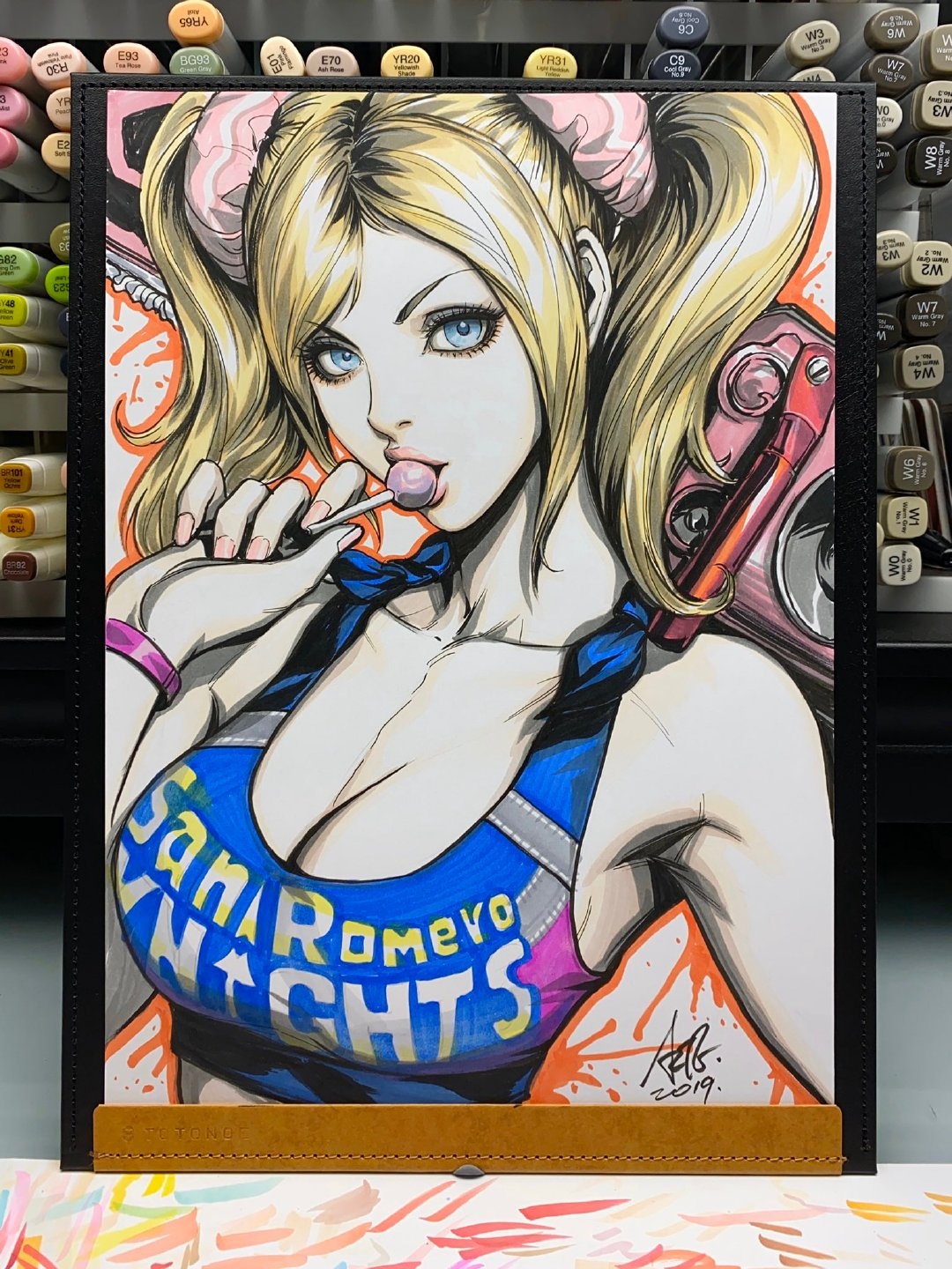 马克笔手绘动漫人物你们喜欢哪个插画师artgerm​