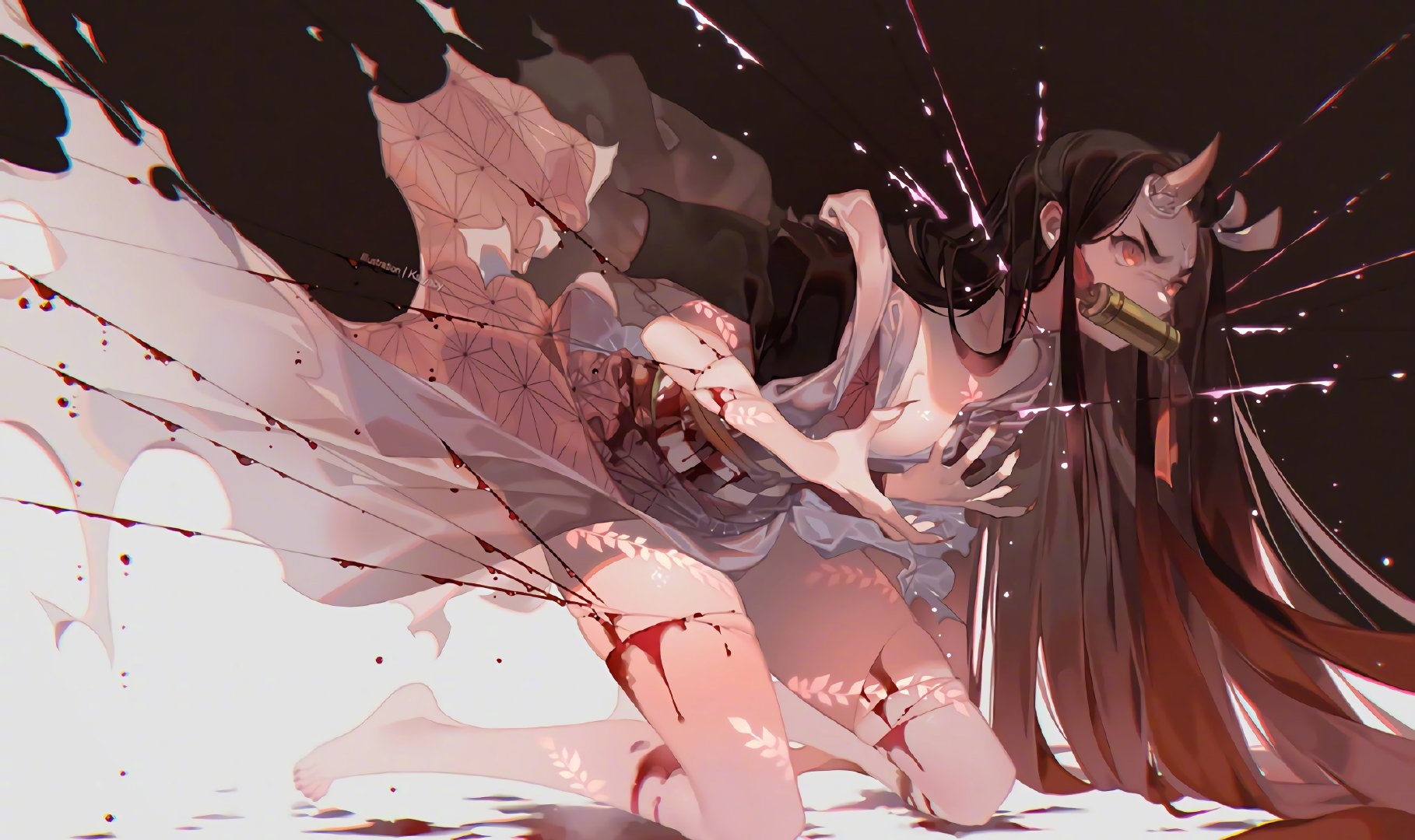 日本画师河cy笔下的鬼灭之刃系列作品67