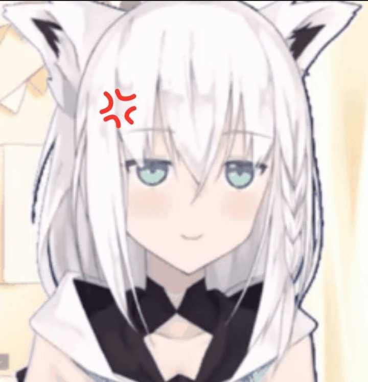 表情包系列白上吹雪表情包补沃系狐狸不系猫咪喵呜