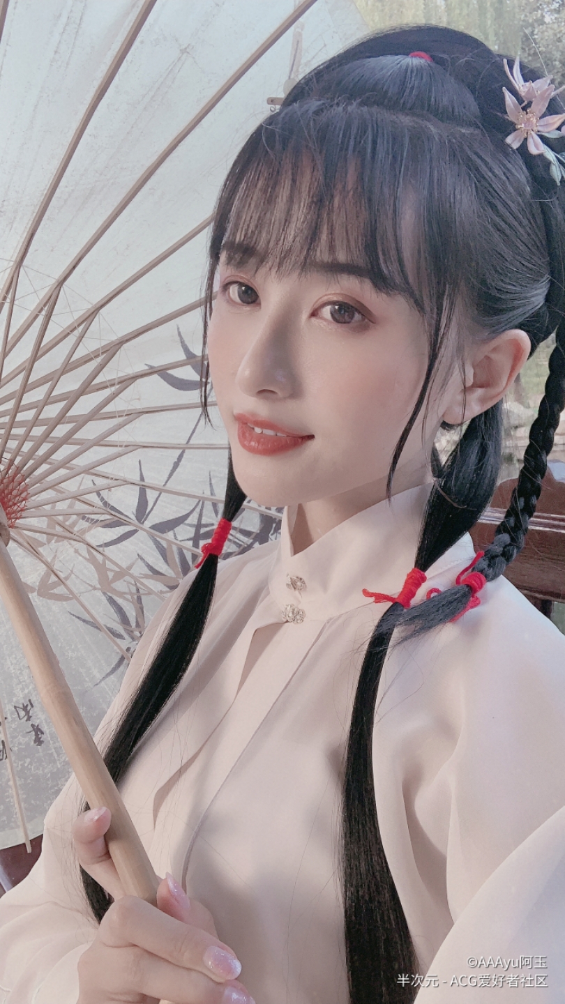 汉服小姐姐自拍照不容错过哟