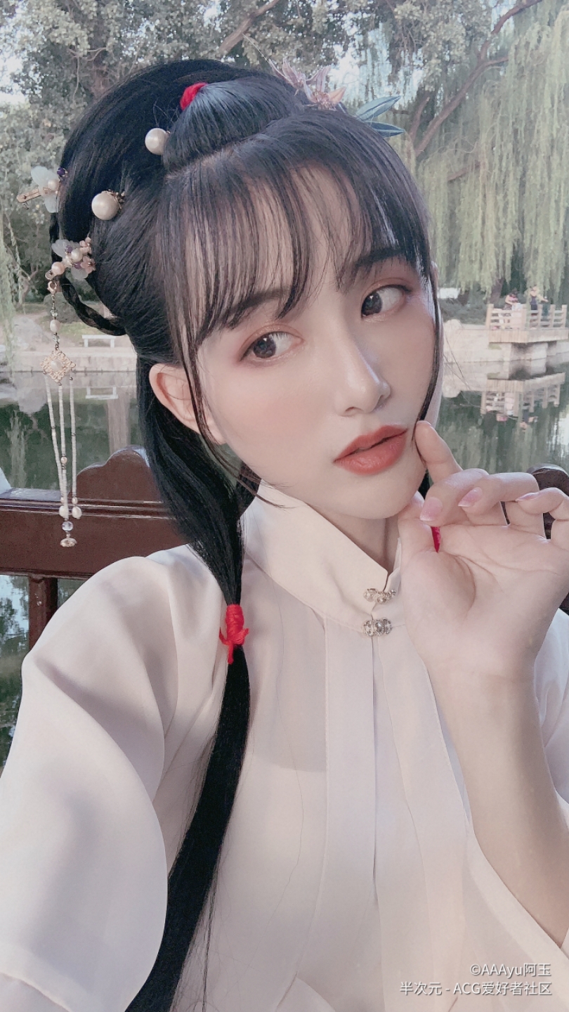 汉服小姐姐自拍照不容错过哟