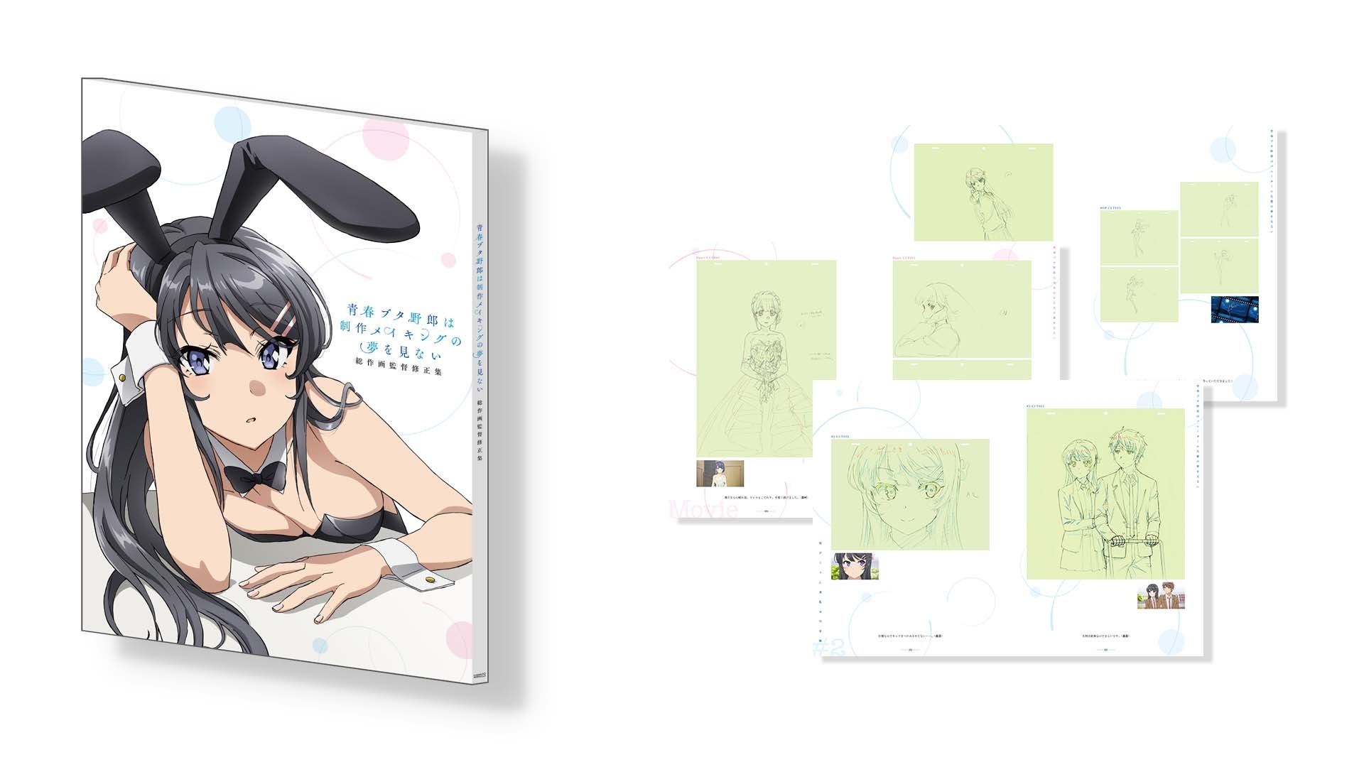 青春ブタ野郎は制作メイキングの夢を見ない 総作画監督修正集 青春猪头少年』总作画监督修正集发售决定