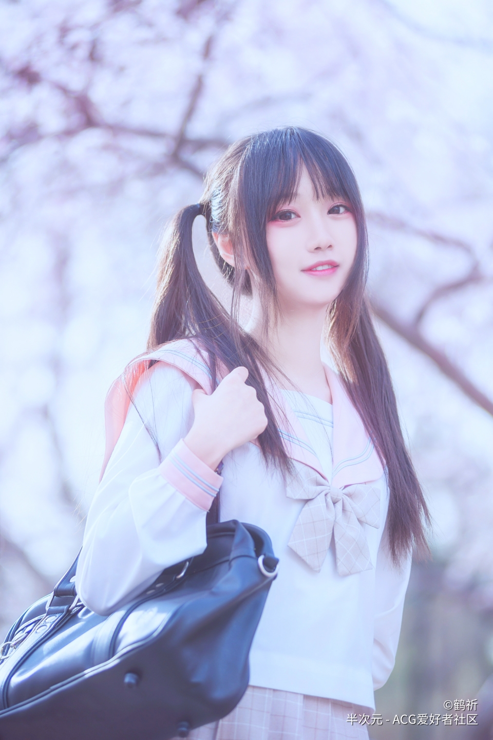 jk制服美少女精神小妹双马尾