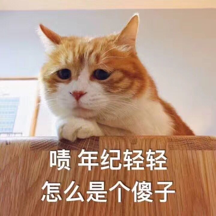 我也来求点傻叼表情包,不过我只要小猫咪的.顺便分享一点自己的.