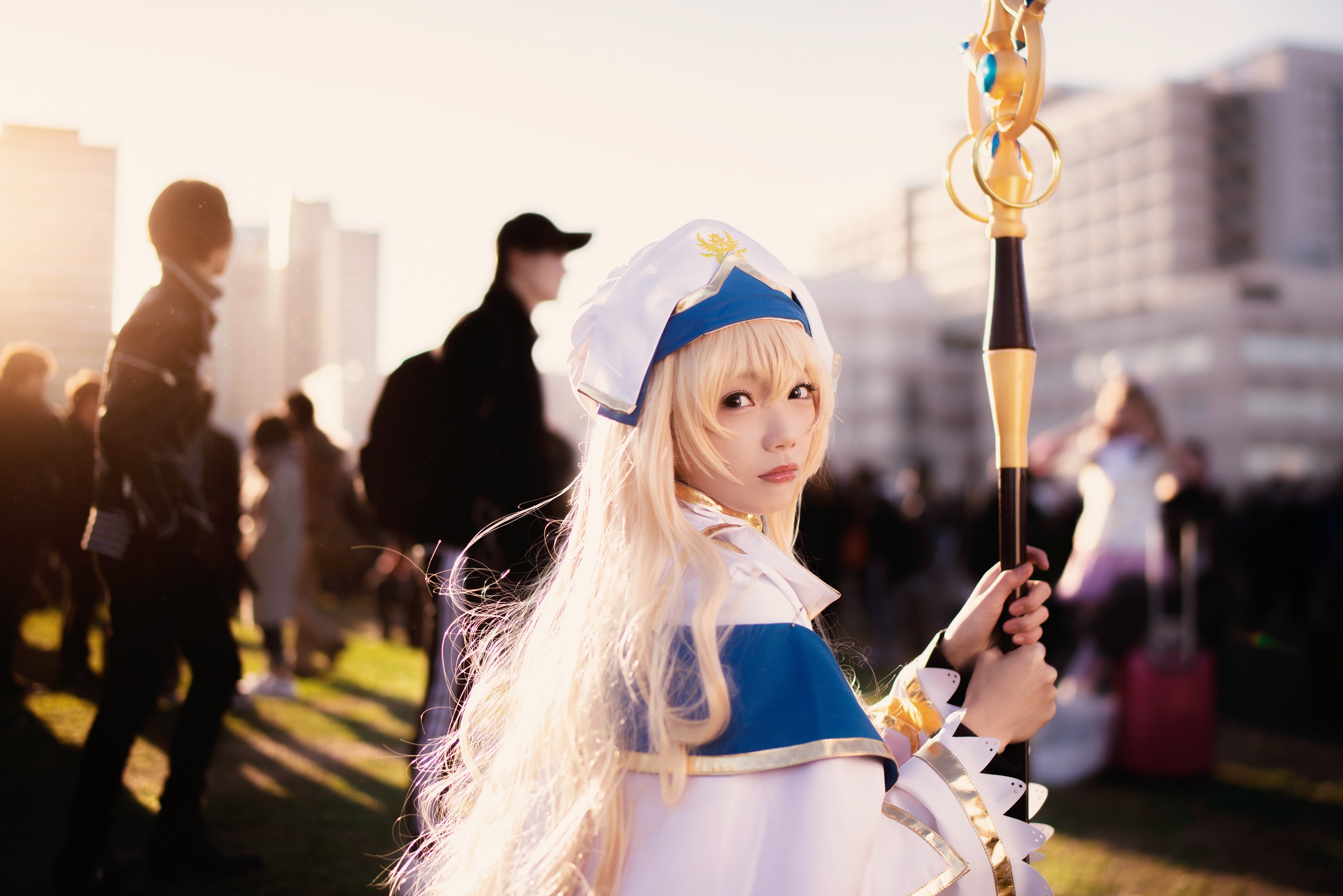 哥布林杀手cos:女神官的回眸一笑是否打动了你?