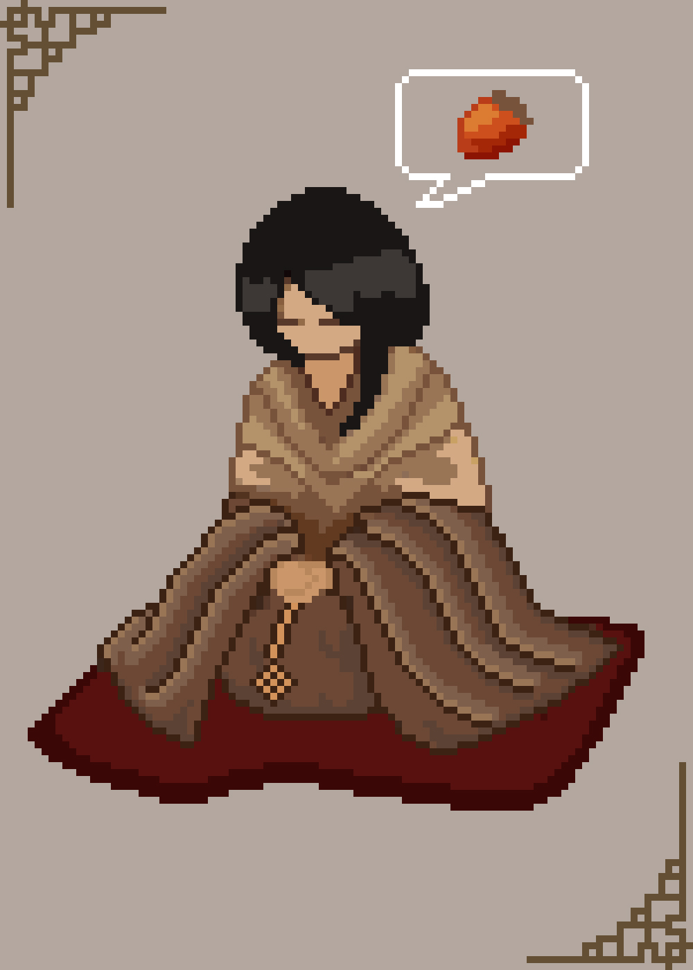 米缸老婆变若卿子的像素画