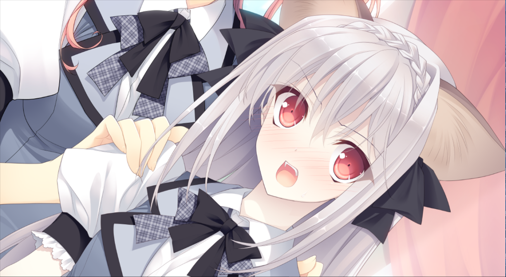 以男扮女装的方法作为樱小路露娜的女仆"小仓朝日"偷偷潜入菲利亚女子