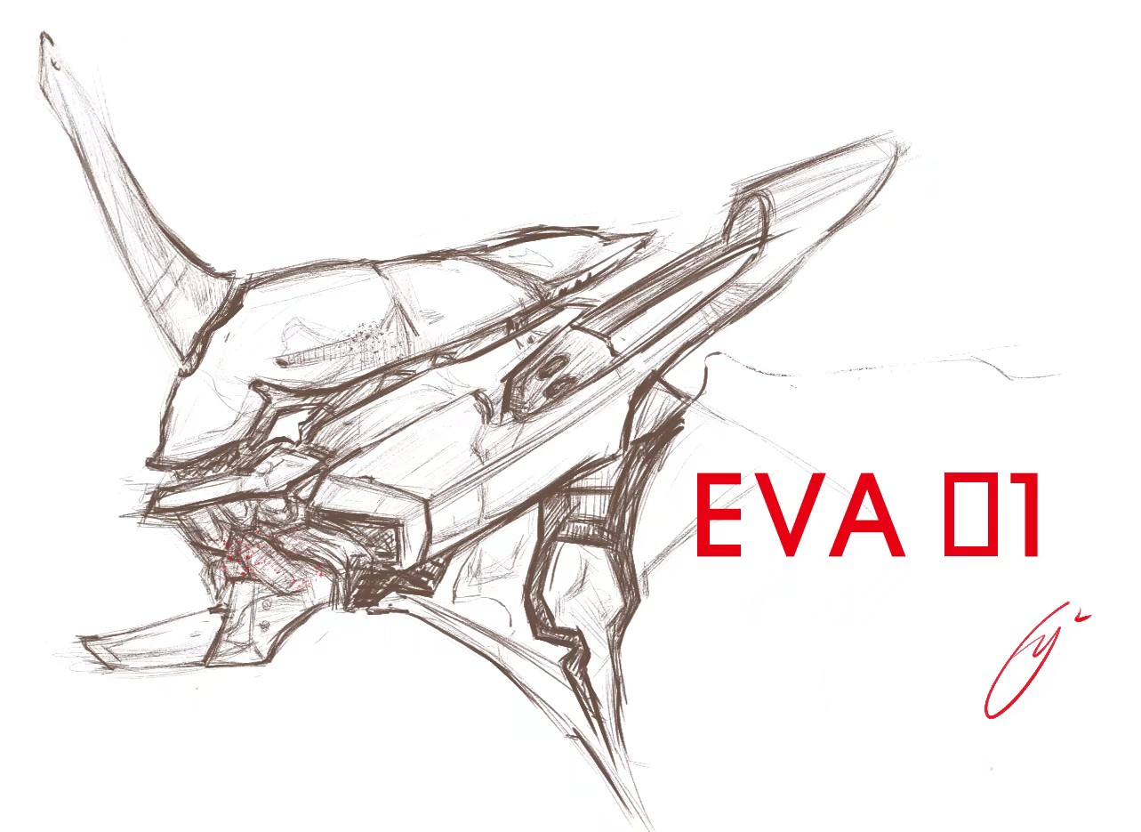 日更02这次画个初号机