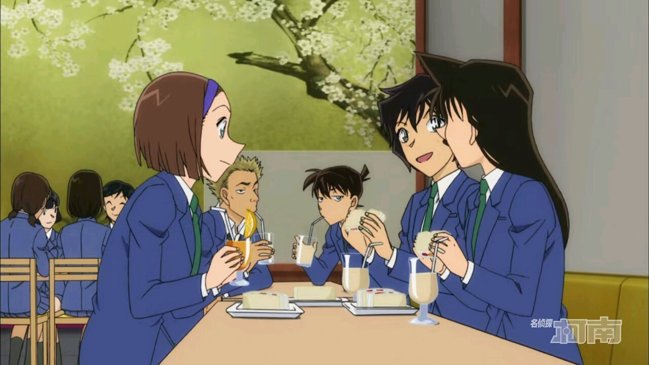 名侦探柯南帝丹高中修学旅行同框的新兰发糖知多少