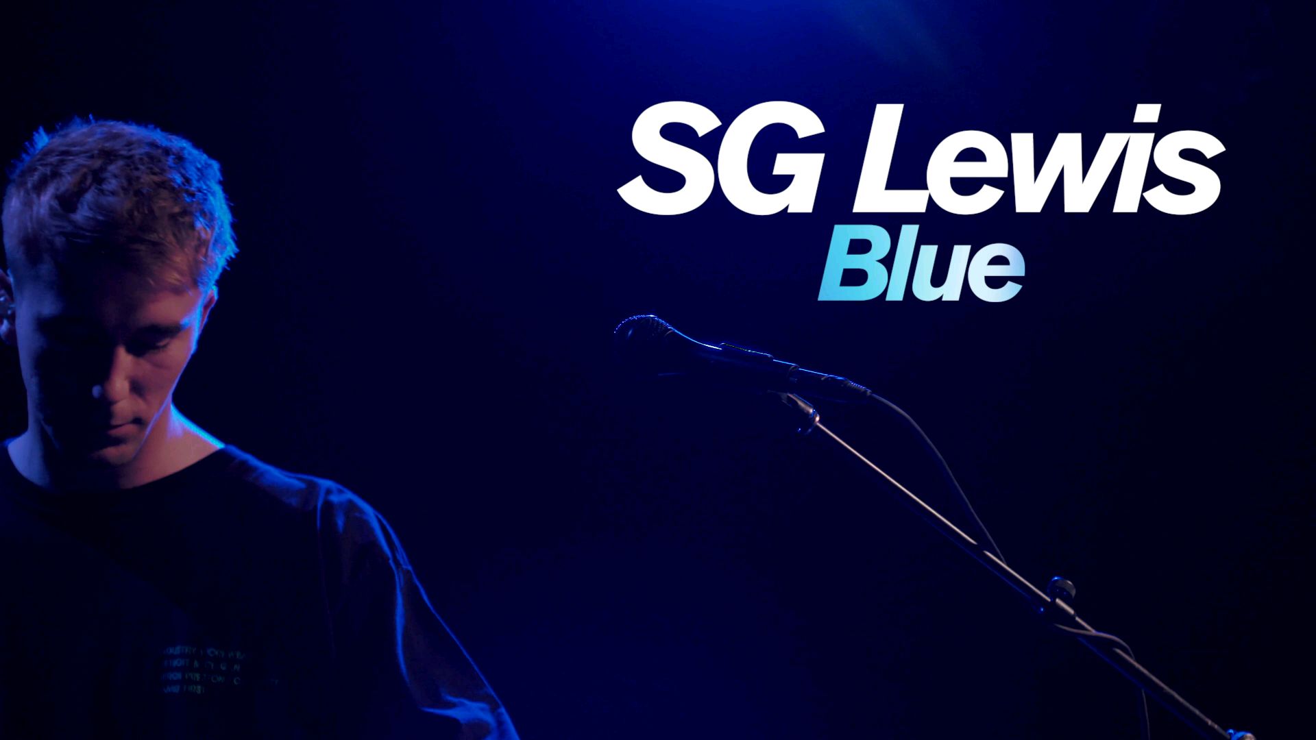 英国电子新星sg lewis坐客vevo表演新单《blue》