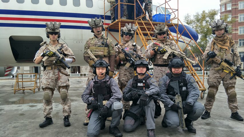 ctru反恐特勤队索降训练学校社团活动