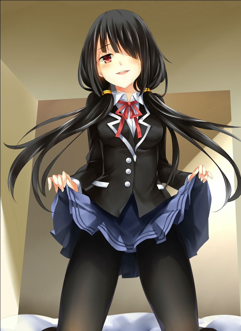 今日推送约会大作战时崎狂三的福利图上期诸位拔刀吧狂三是我的