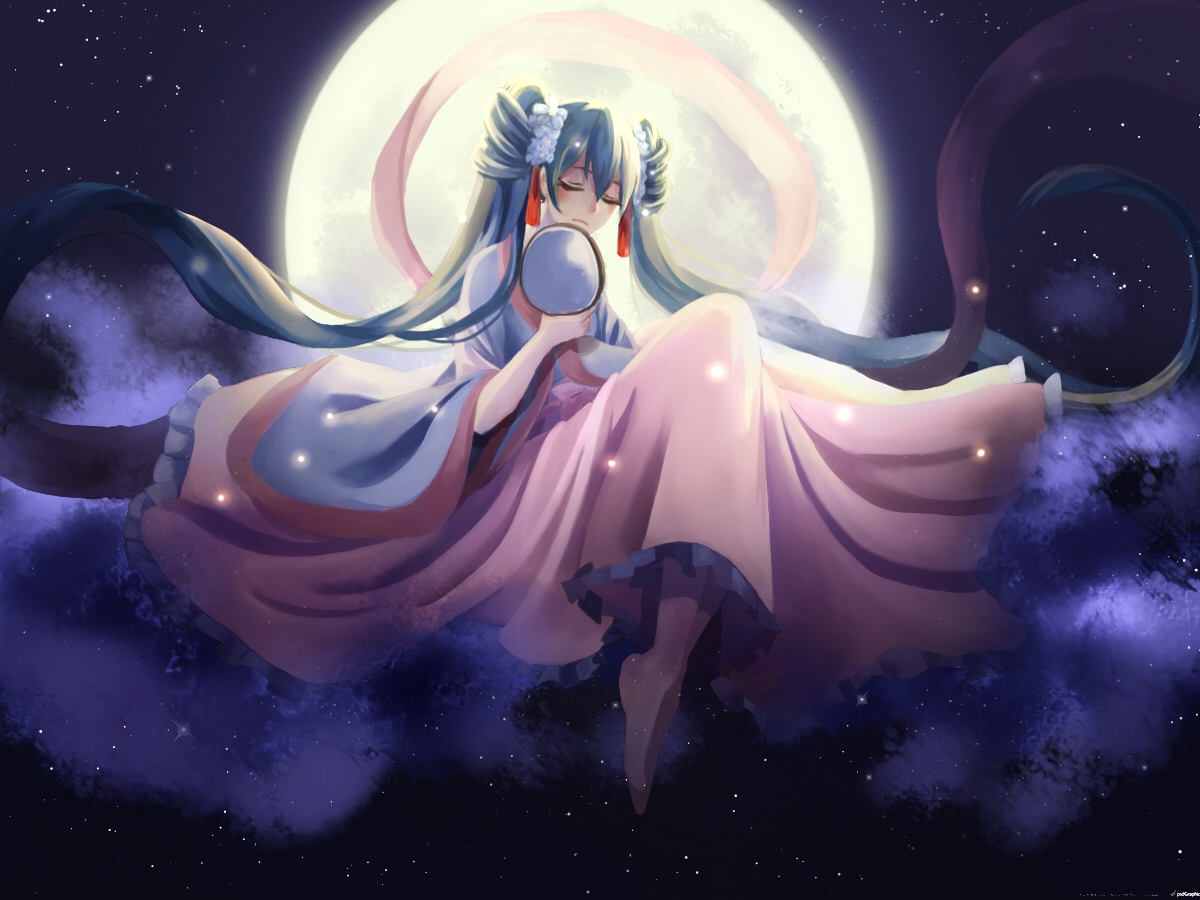 中秋让miku陪你过吧～!(中秋明月miku图包) - acfun弹幕视频网 - 认真