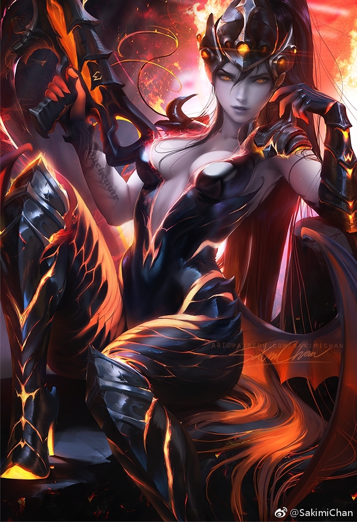 sakimichan作品集三灵魂画师36d美女篇