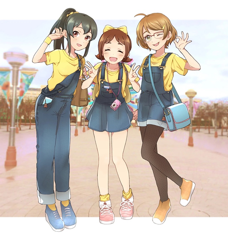 二次元美图155背带裤少女特辑