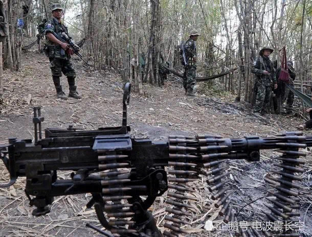 非常少见国产57式和89式重机枪同时现身缅北被誉山地神器